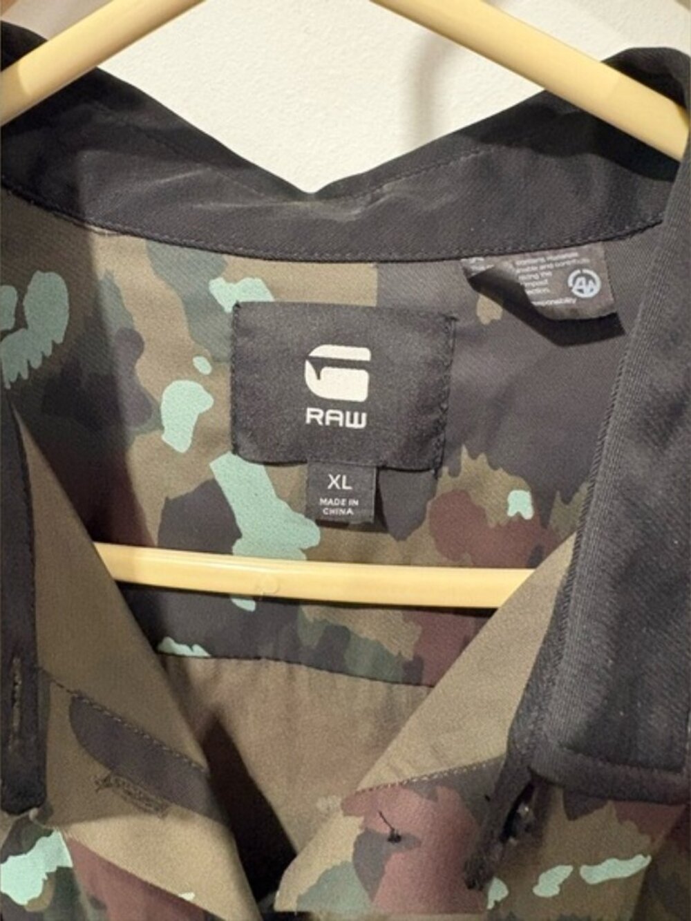 G-STAR RAW Vodan Camo Cropped Button Up Utility Shirt, Size XL - Picture 3 of 8